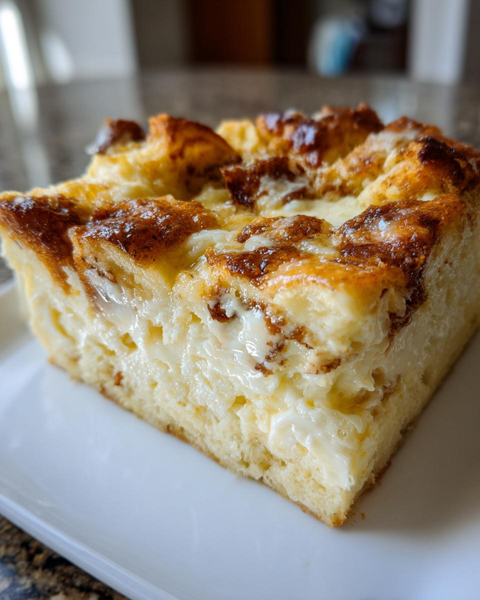 Decadent White Chocolate Bread Pudding - detail 1