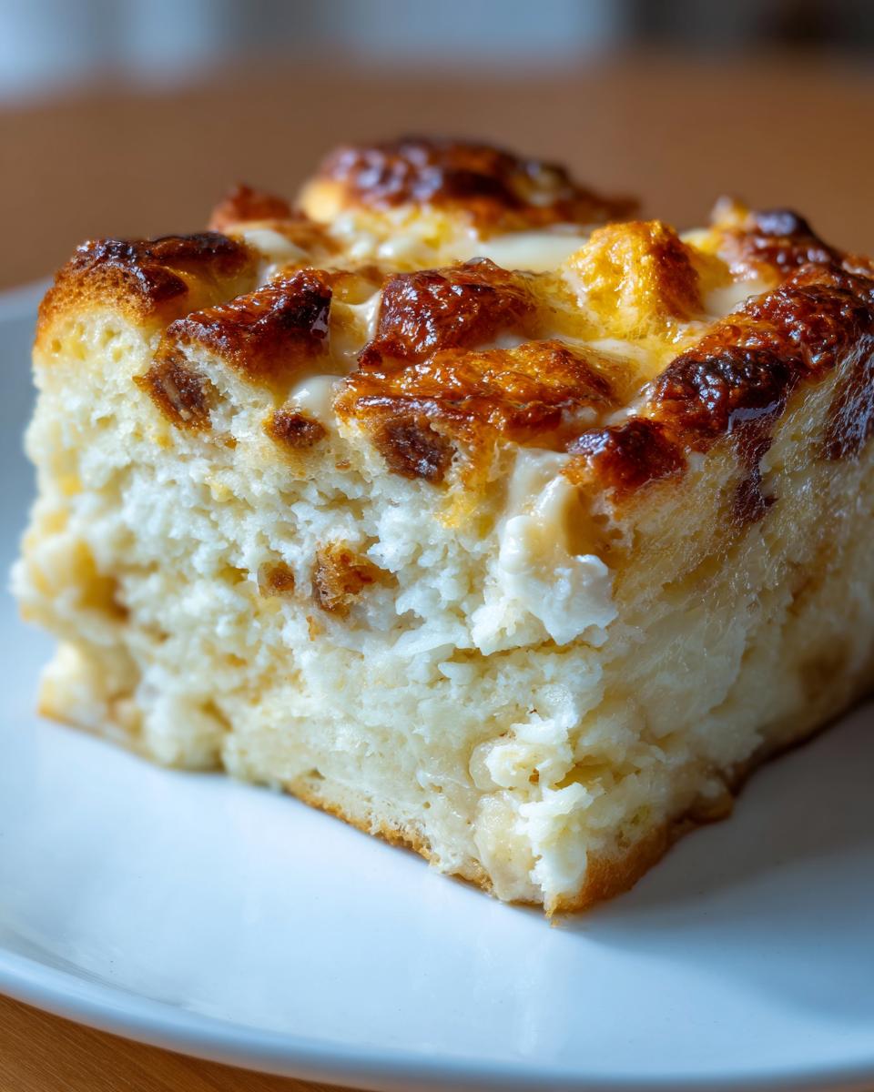 Decadent White Chocolate Bread Pudding - detail 2