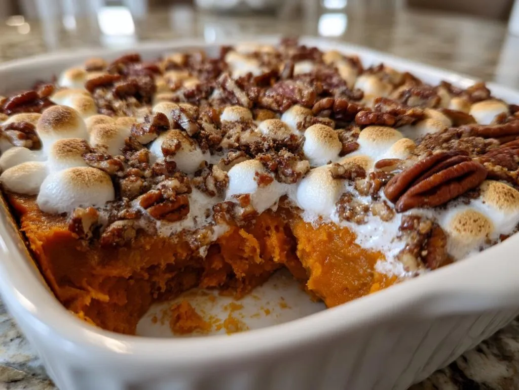 Easy Sweet Potato Casserole with Canned Yams