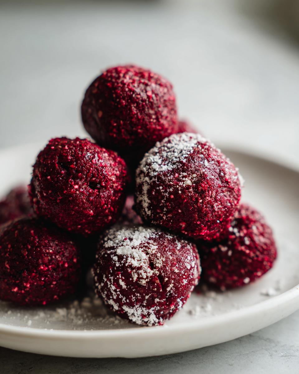 Festive Red Velvet Protein Balls - detail 1