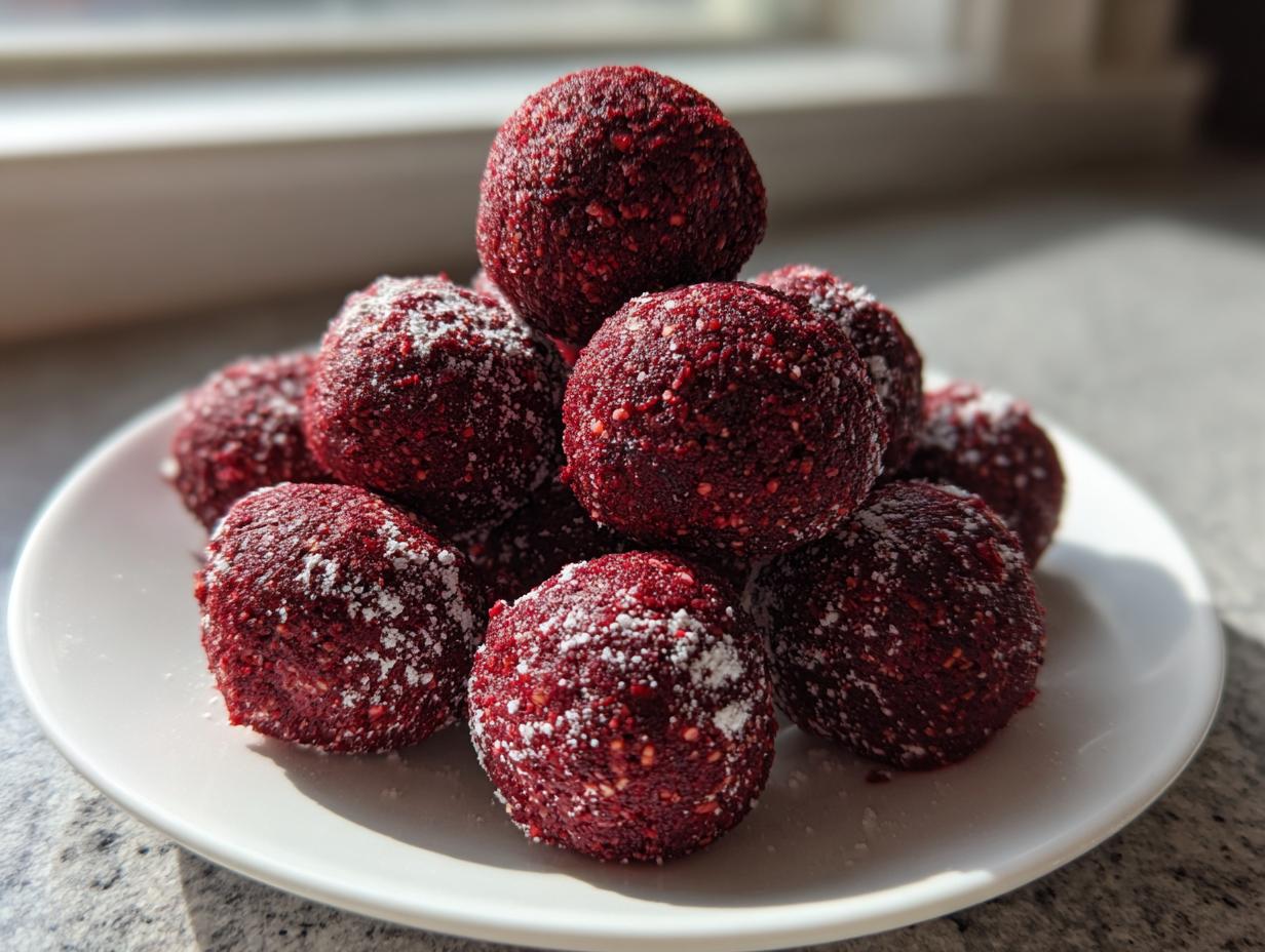 5 Amazing Festive Red Velvet Protein Balls