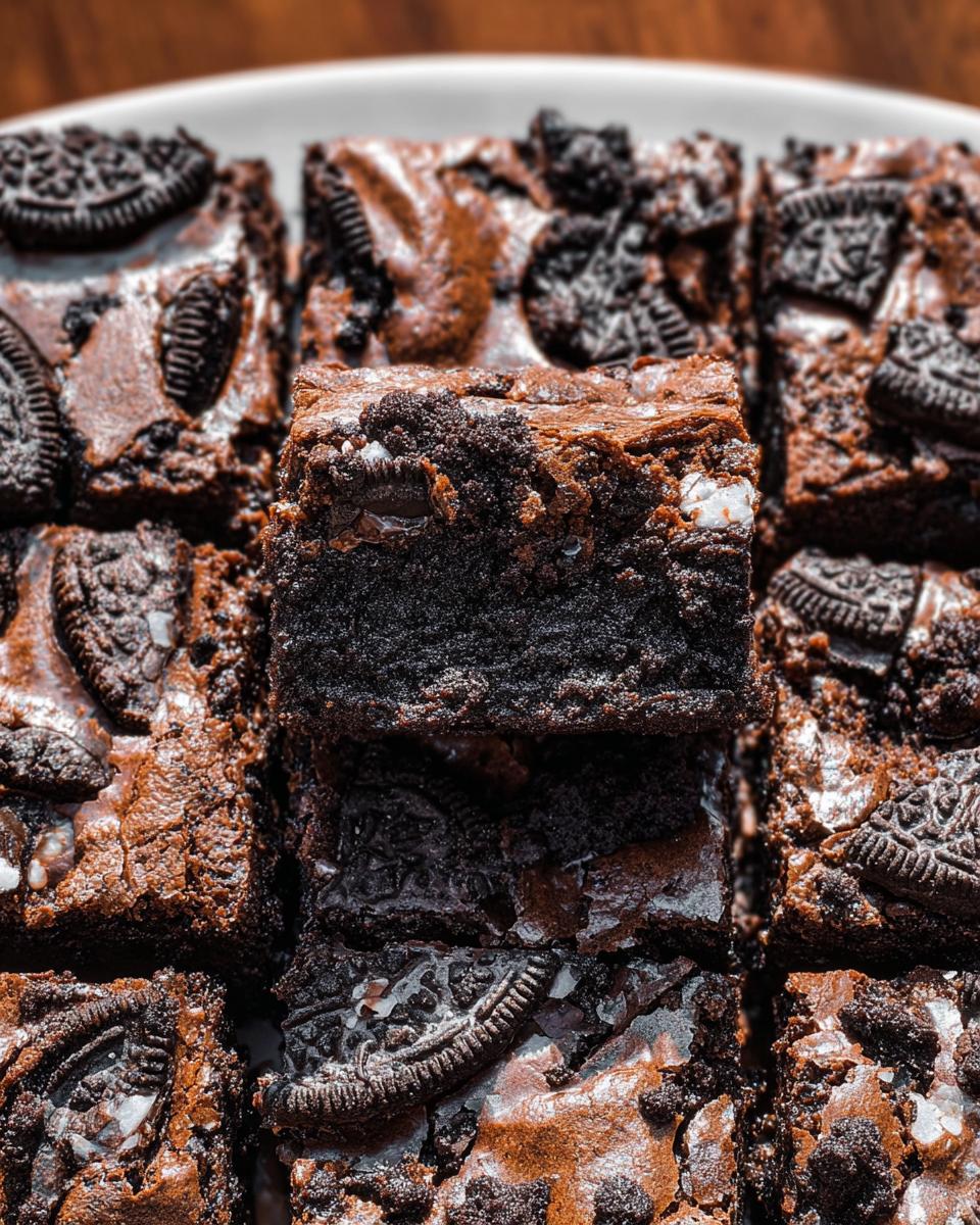 Fudgy Oreo Brownies - detail 1