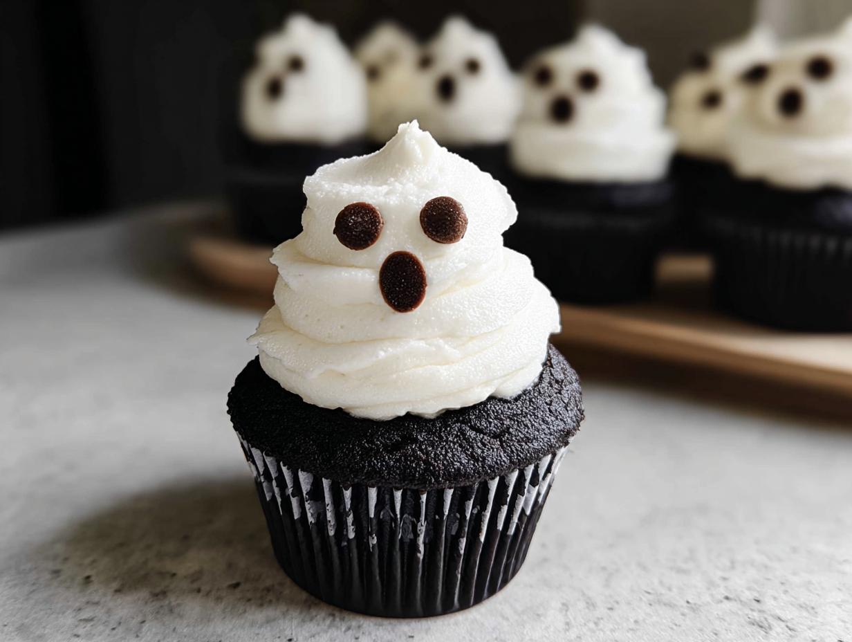 Amazing Ghost Cupcakes: 100% Beginner-Friendly