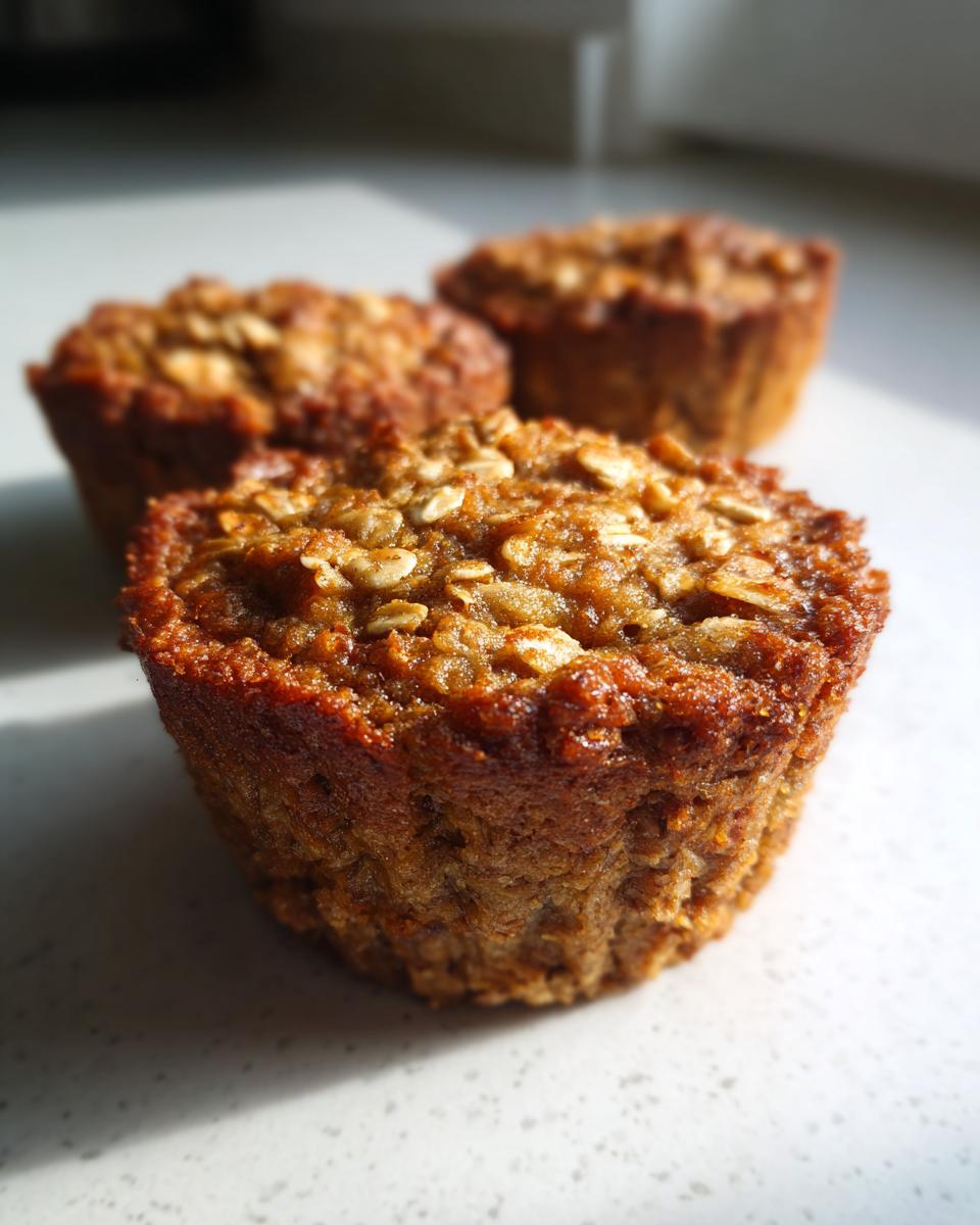 Gingerbread Baked Oatmeal Cups - detail 2