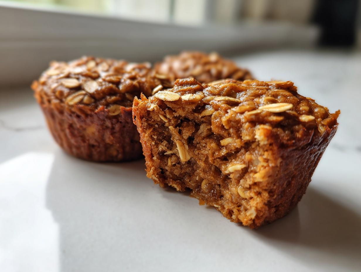 12 Amazing Gingerbread Baked Oatmeal Cups