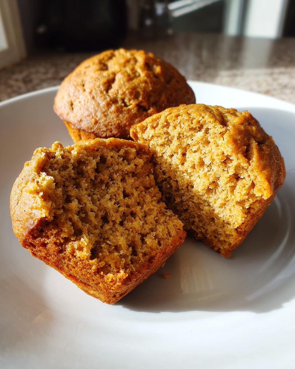 Gingerbread Protein Muffins - detail 1