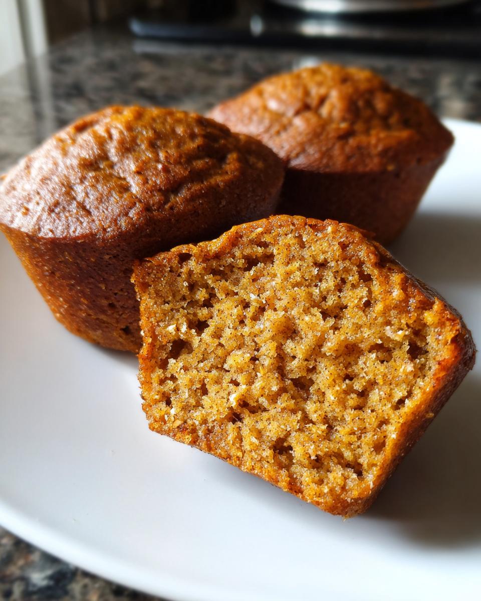 Gingerbread Protein Muffins - detail 2