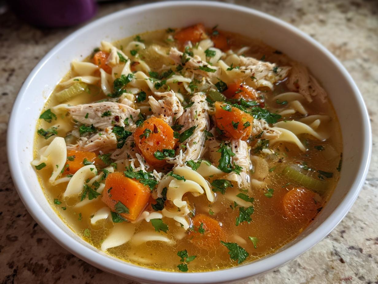 Grandma’s Secret Chicken Noodle Soup Recipe: 1 Trick