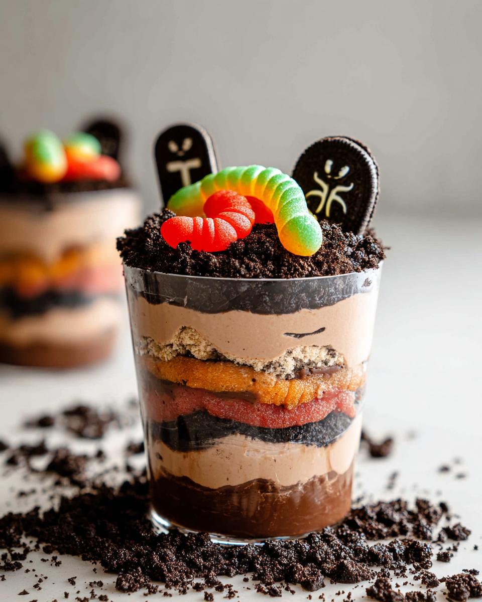 Halloween Dirt Cups - detail 1