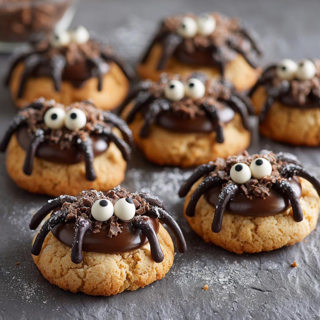 Amazing Halloween Spider Cookies in 1 Easy Fix