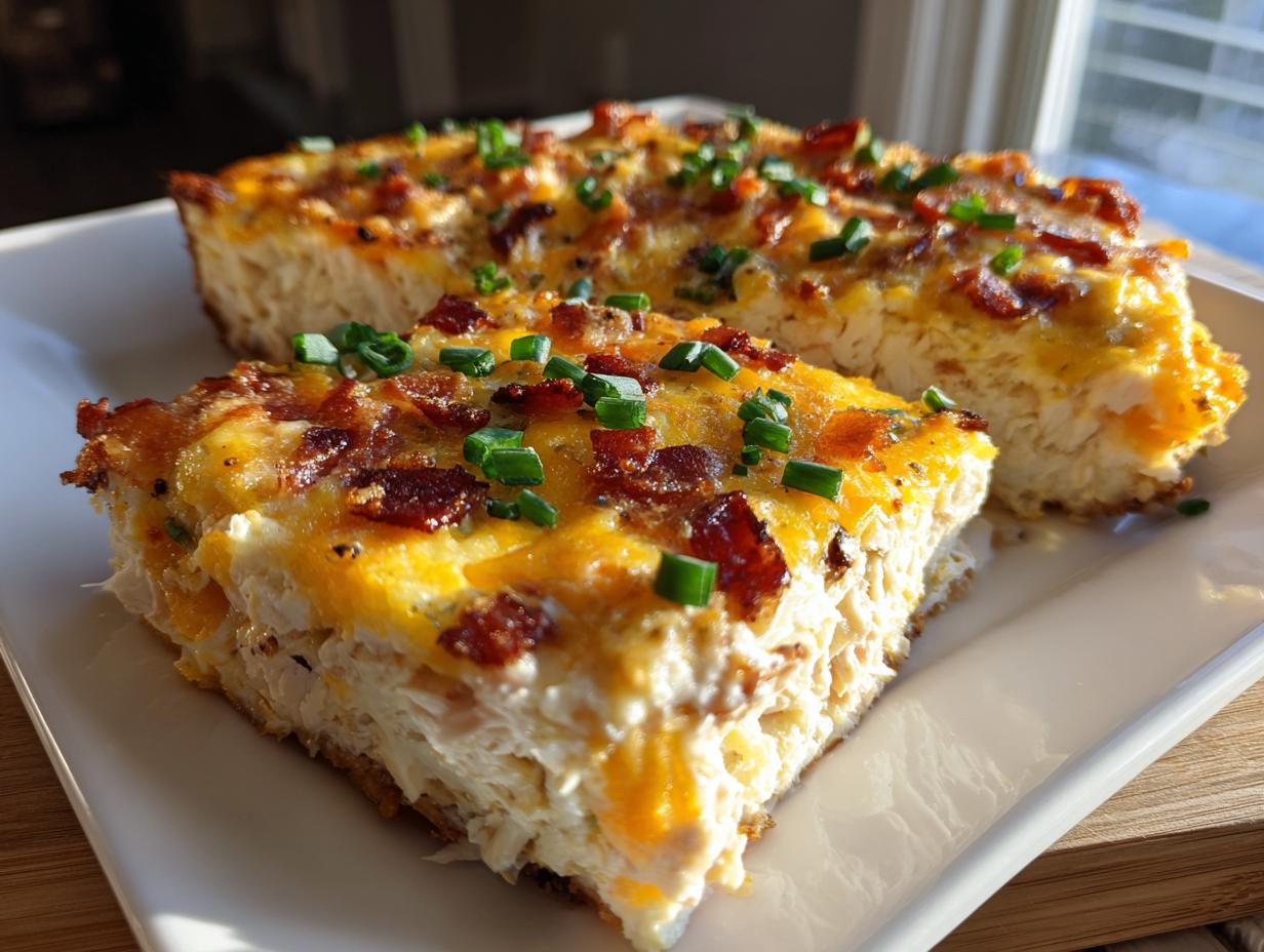 High Protein Crack Chicken Casserole (Keto) 40g