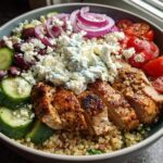 High Protein Greek Chicken Power Bowls