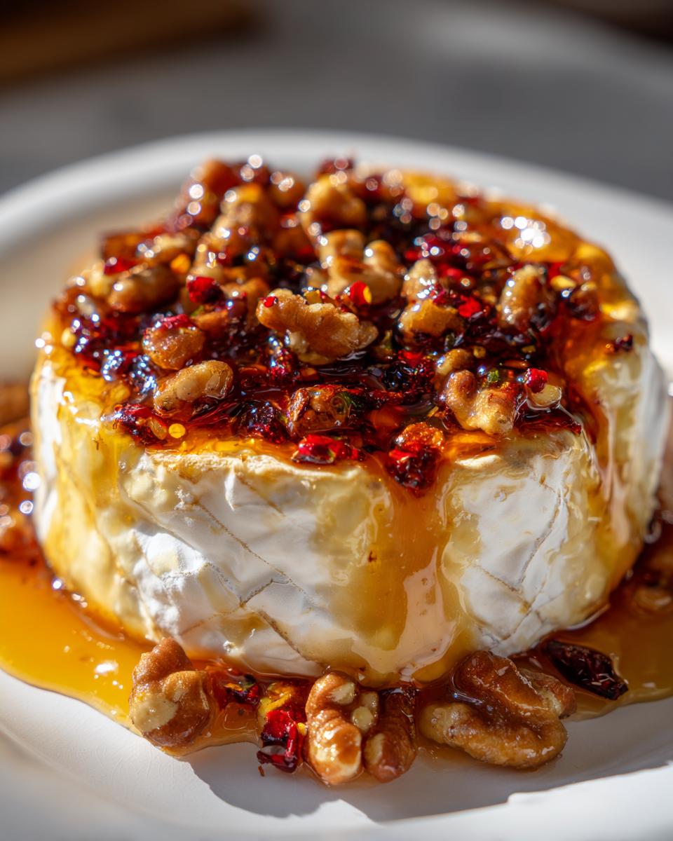 Holiday Baked Brie With Hot Honey And Pecans - detail 1