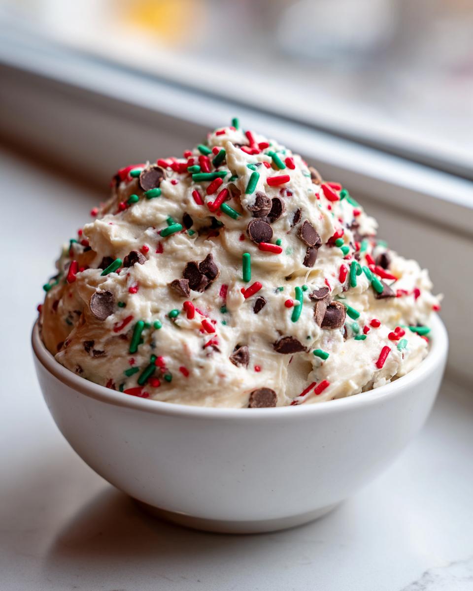 Amazing 10 Minute Holiday Cookie Dough Dip 5 Holiday Cookie Dough Dip - detail 1