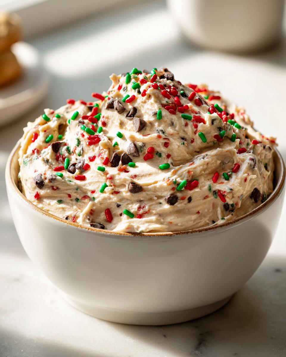 Amazing 10 Minute Holiday Cookie Dough Dip 7 Holiday Cookie Dough Dip - detail 3