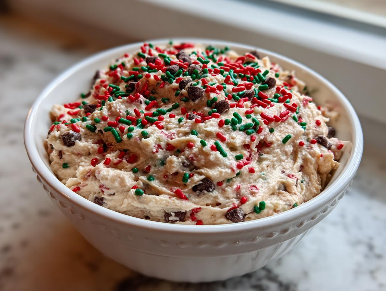 Amazing 10 Minute Holiday Cookie Dough Dip