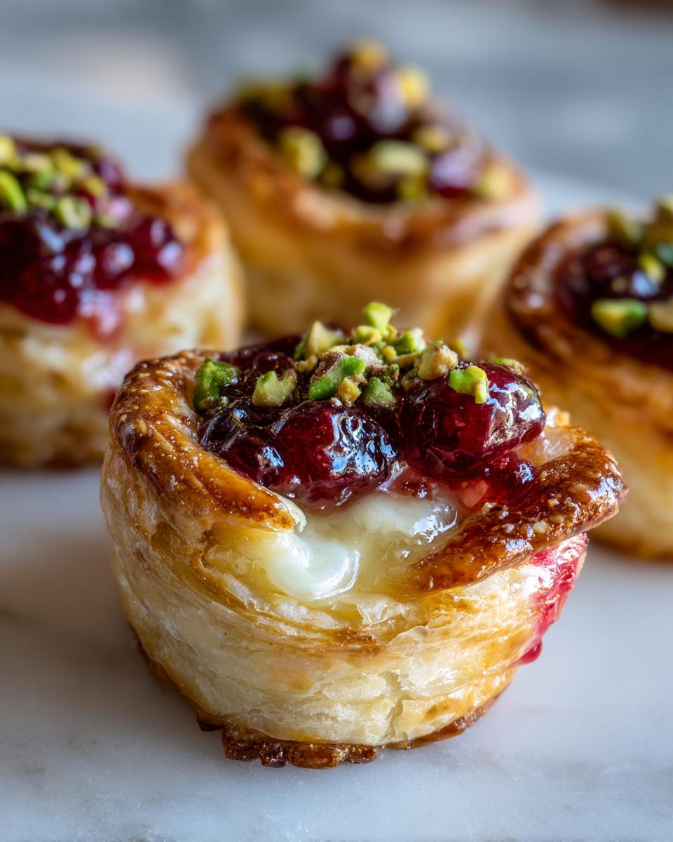 Flaky 15-min Holiday Cranberry Brie Puff Pastry Bites 5 Holiday Cranberry Brie Puff Pastry Bites - detail 2