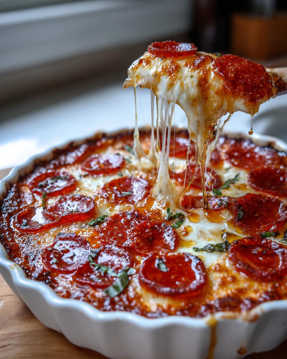 3 Simple Steps for Amazing Hot Honey Pepperoni Pizza Dip 4 Hot Honey Pepperoni Pizza Dip - detail 1