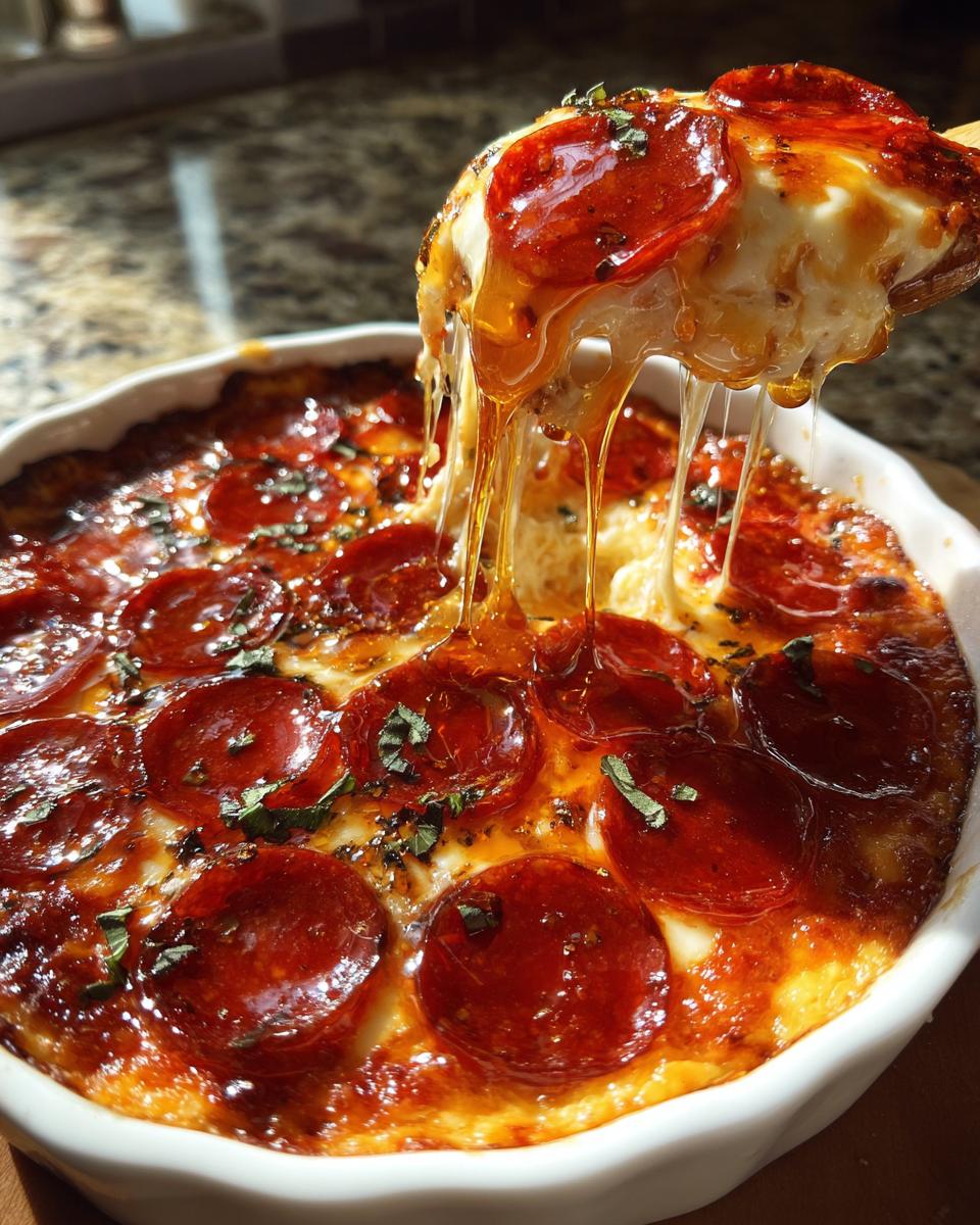 3 Simple Steps for Amazing Hot Honey Pepperoni Pizza Dip 5 Hot Honey Pepperoni Pizza Dip - detail 2