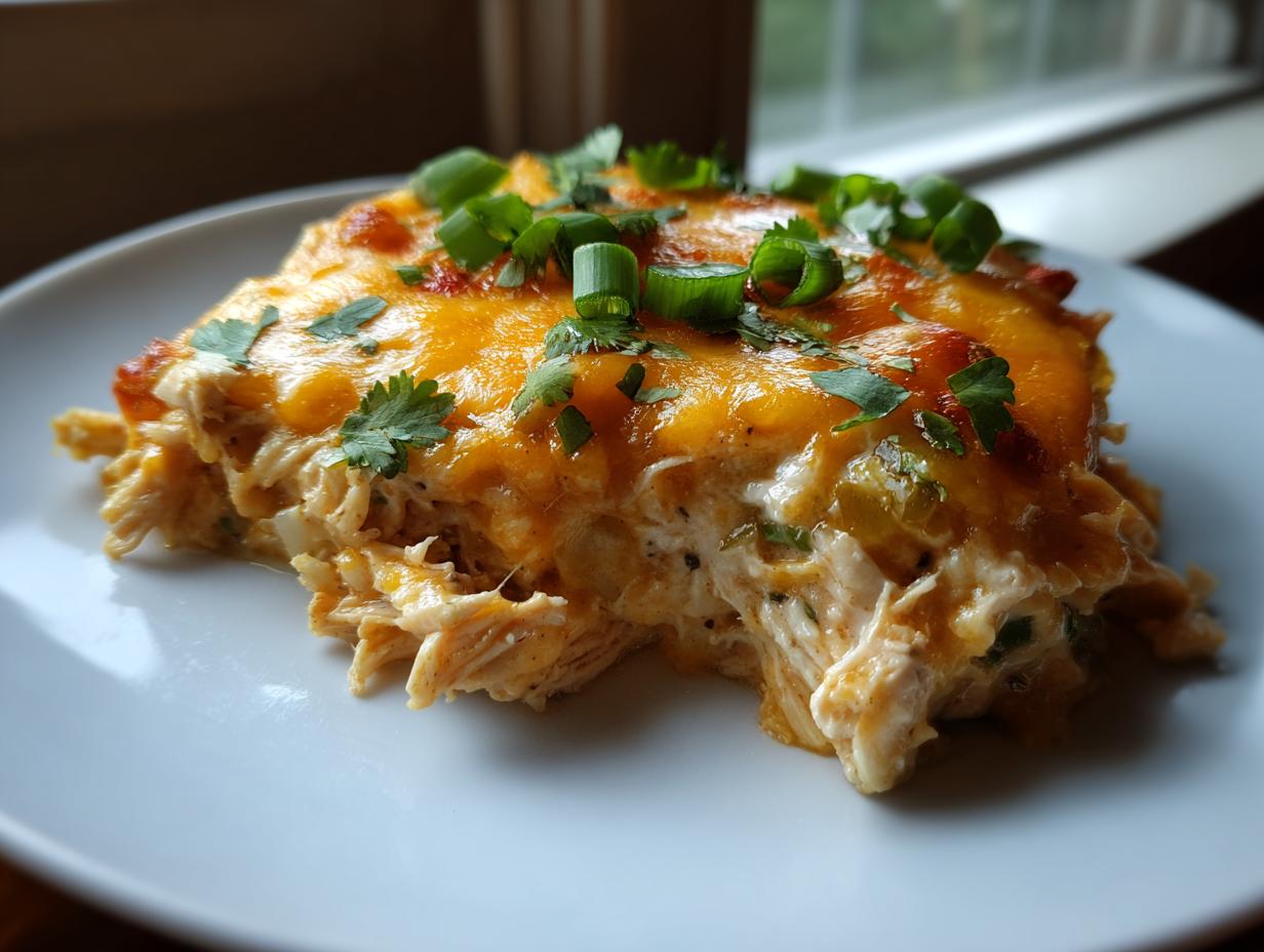 Keto Creamy Chicken Enchilada Casserole: 1 Awesome Dish