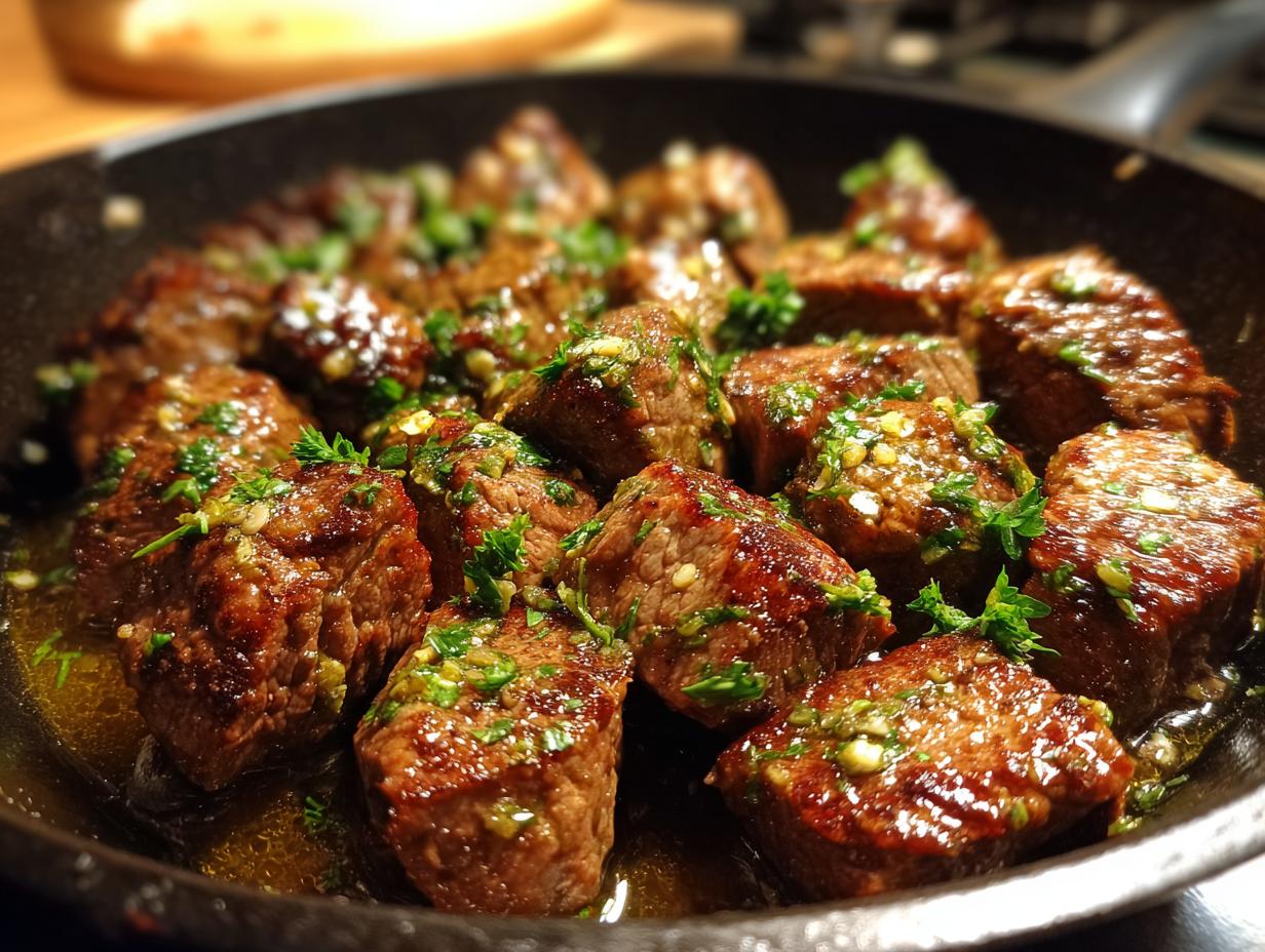 Keto Garlic Butter Steak Bites: 5-Minute Marvel