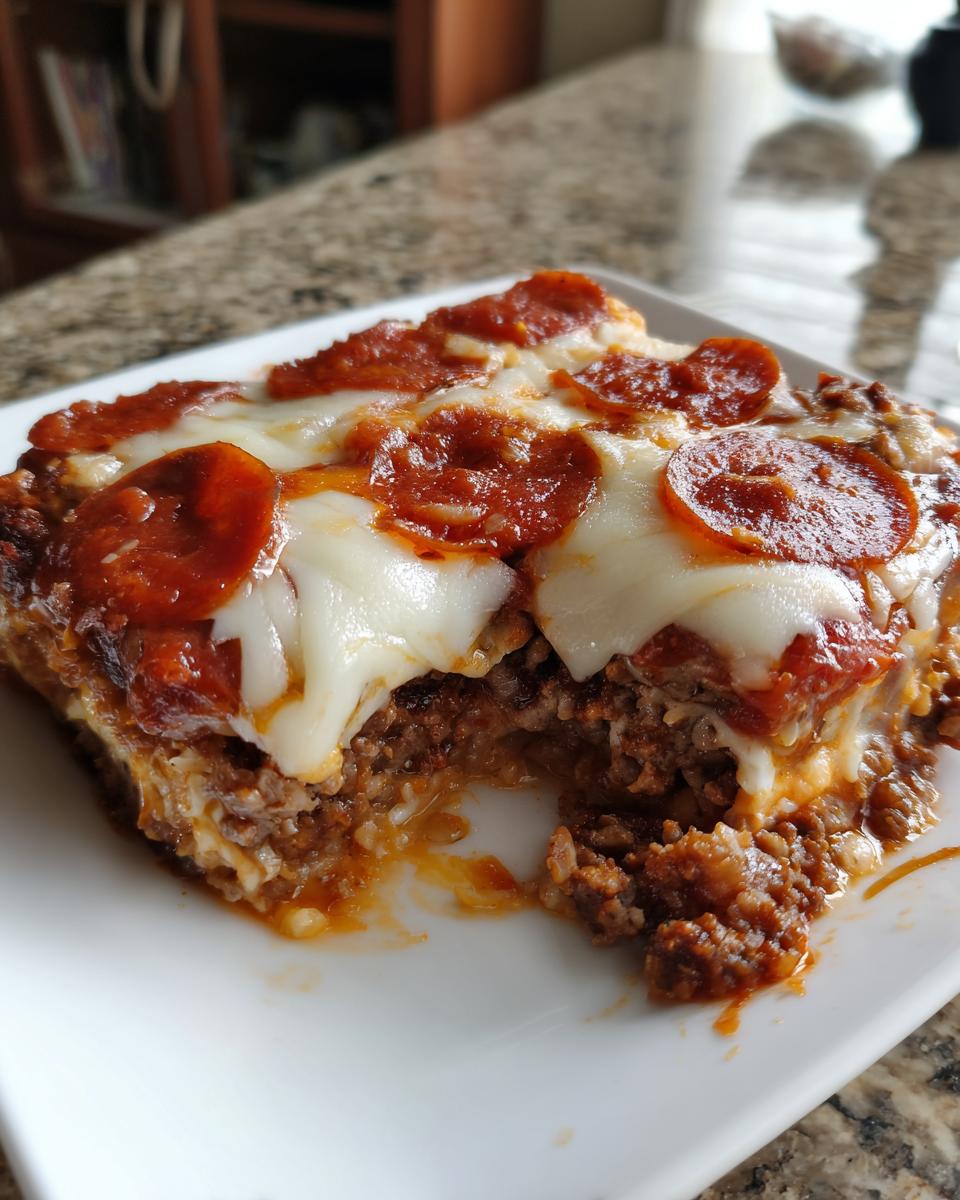 Amazing Keto Pizza Casserole-30g Protein 5 Keto Pizza Casserole - 30g Protein Per Serving - detail 2