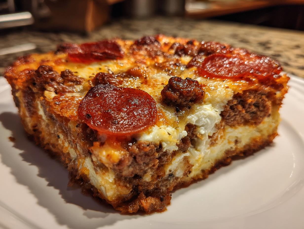 Amazing Keto Pizza Casserole-30g Protein