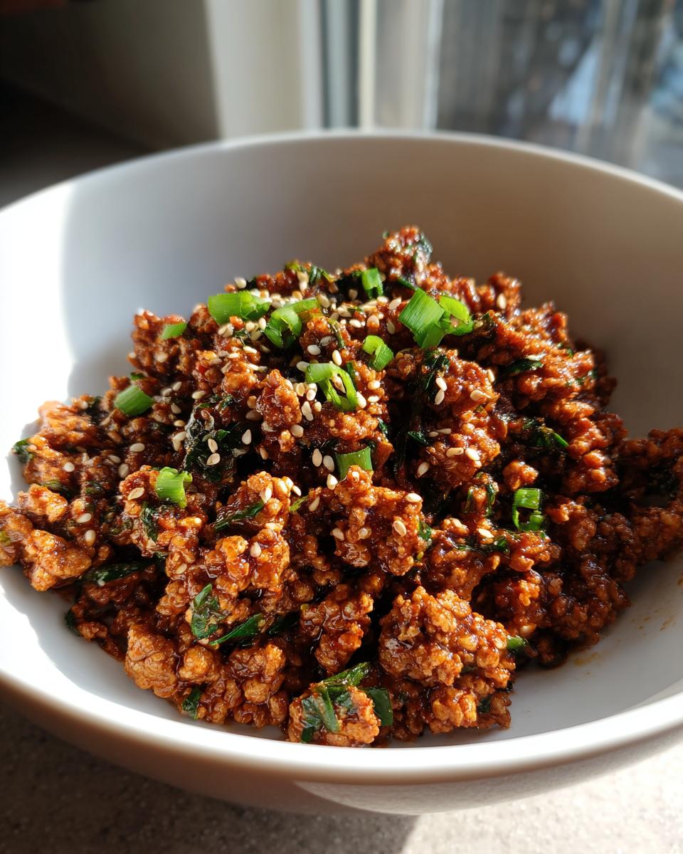 Korean-Style Ground Turkey - detail 1