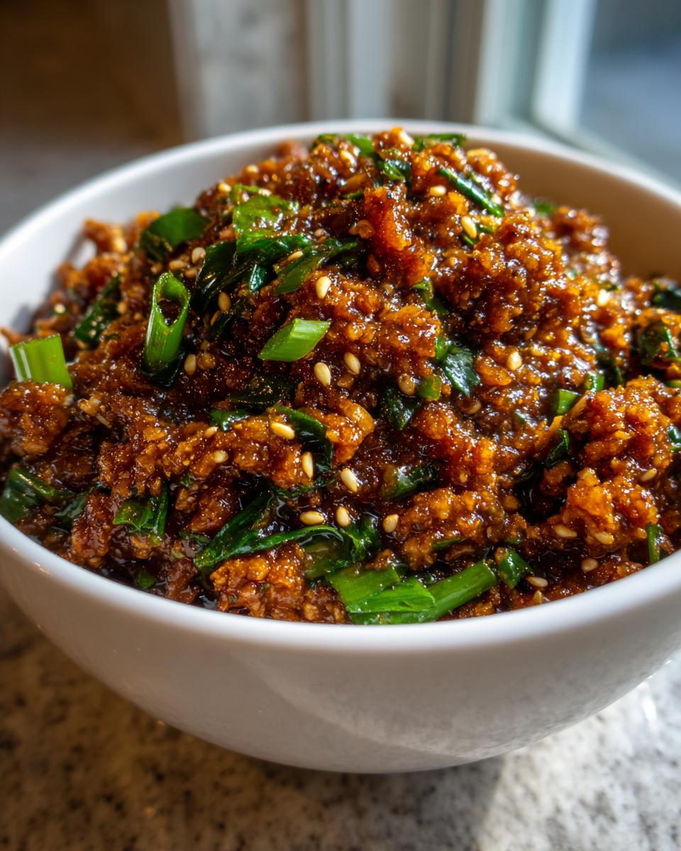 Korean-Style Ground Turkey - detail 2