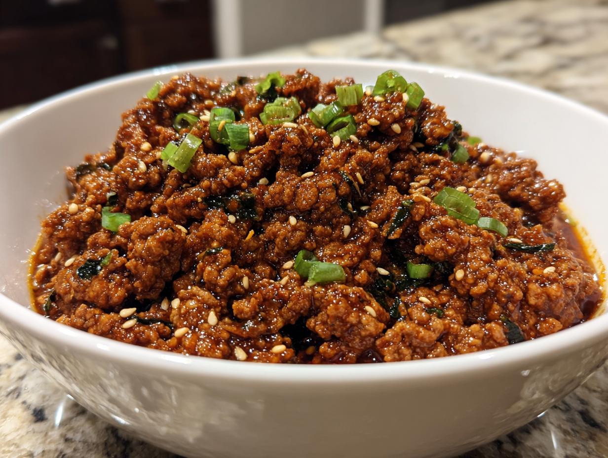 Amazing Korean-Style Ground Turkey in 30 Minutes