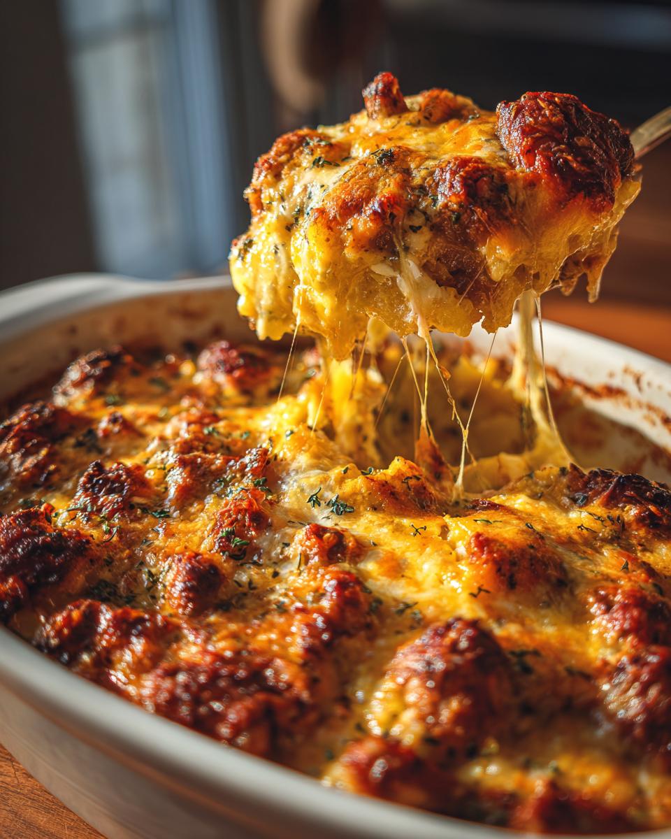 Low Carb Chicken Casserole - detail 1