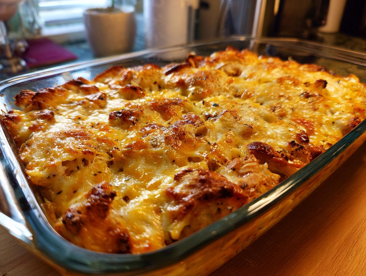 Amazing Low Carb Chicken Casserole in 15 Mins