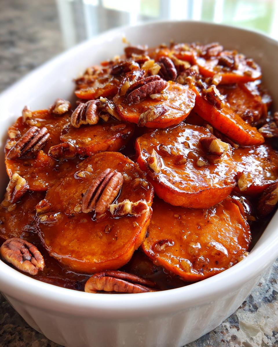Amazing Maple Bourbon Glazed Sweet Potatoes 4 Maple Bourbon Glazed Sweet Potatoes - detail 1