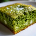 Matcha White Chocolate Blondies​