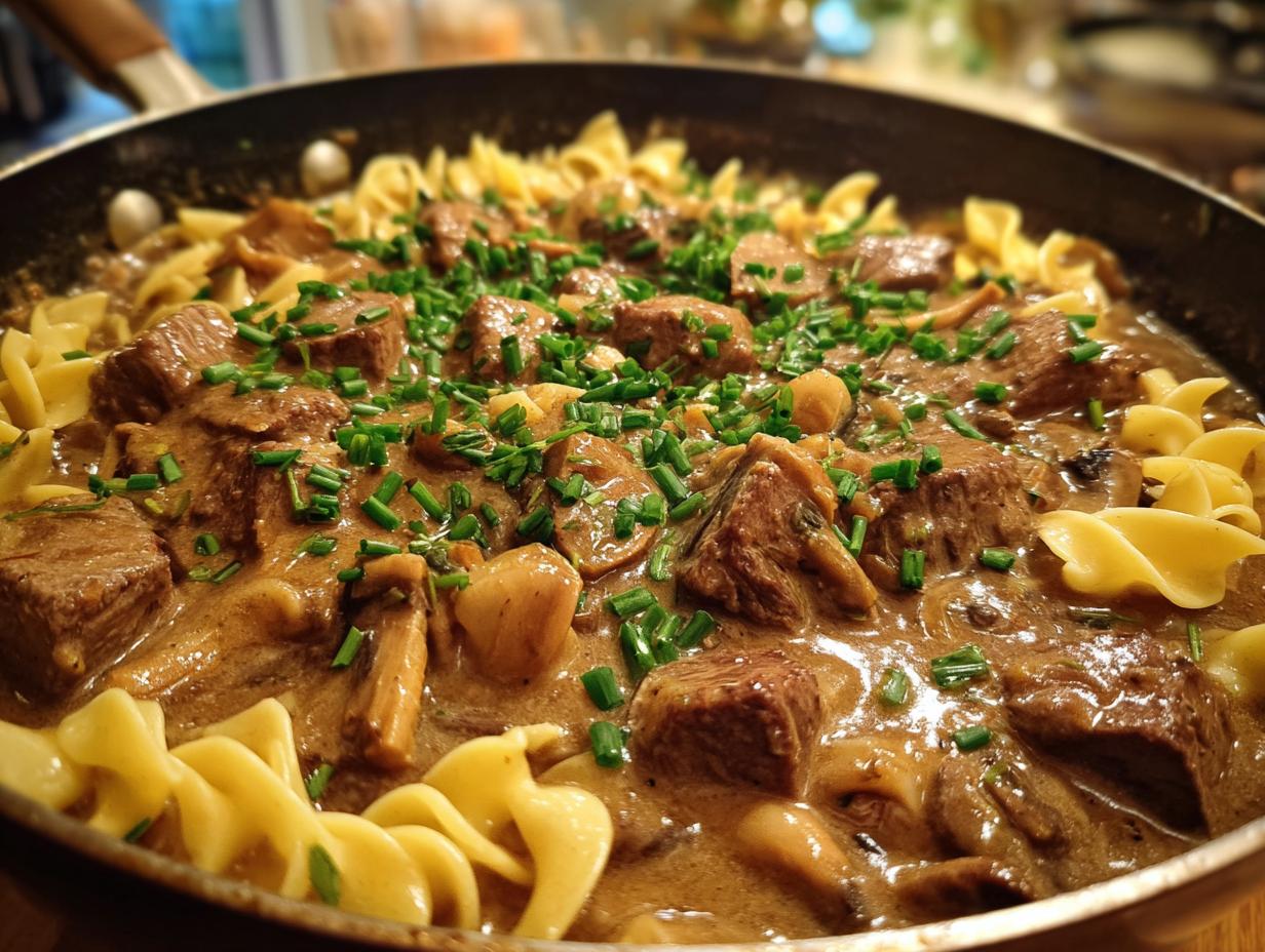 Melt-In-Your-Mouth Beef Stroganoff: 3 Hour Secret