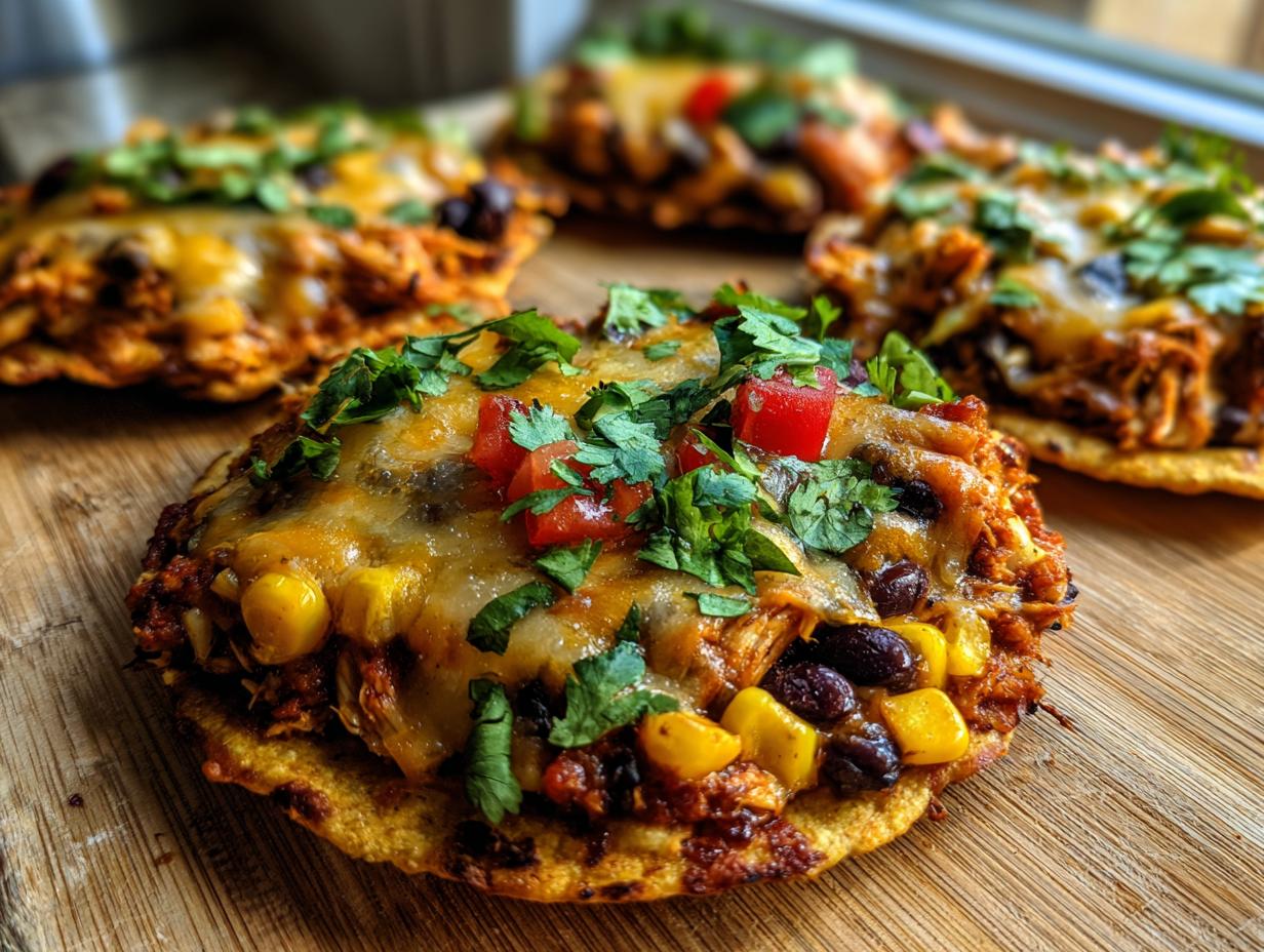 Mexican Rotisserie Chicken Tostadas