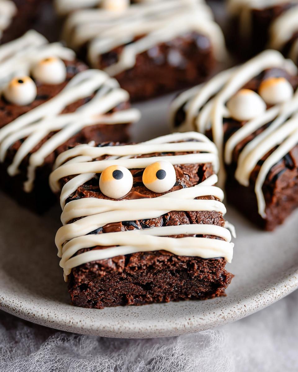 Mummy Brownies - detail 1