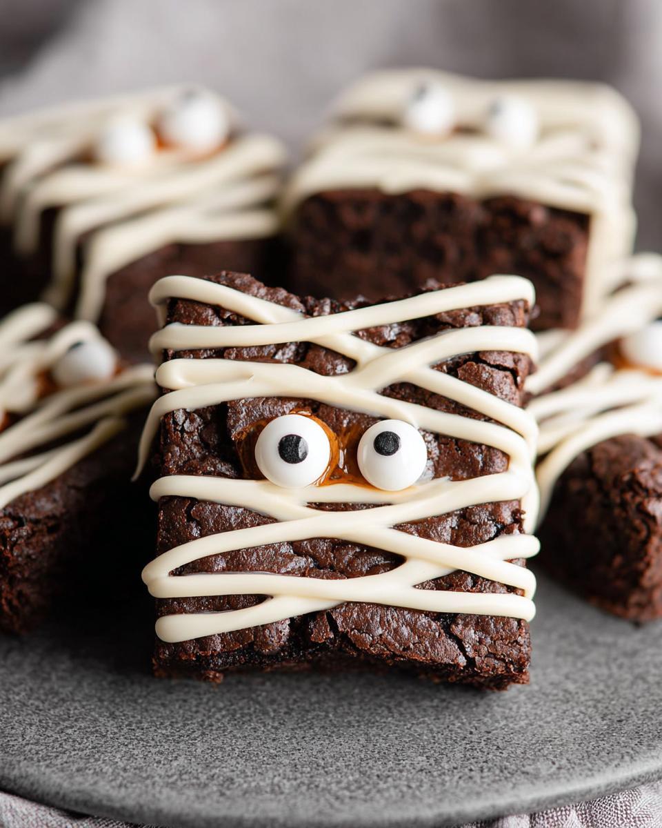 Mummy Brownies - detail 2