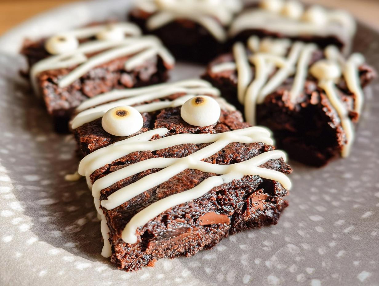 Mummy Brownies: 1 Amazing Halloween Treat