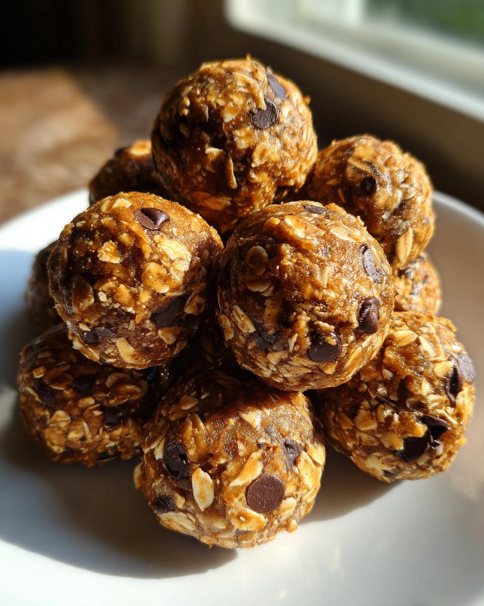 No-Bake Peanut Butter Energy Balls - detail 1