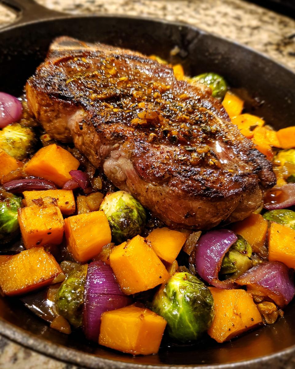 One-Pan Maple Dijon Beef Chops - detail 1