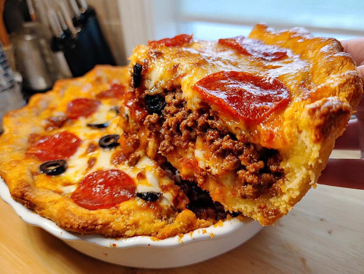 Amazing Pizza Pot Pie: 1 Hug in a Pan