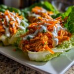 Protein-Packed Buffalo Chicken Lettuce Wraps