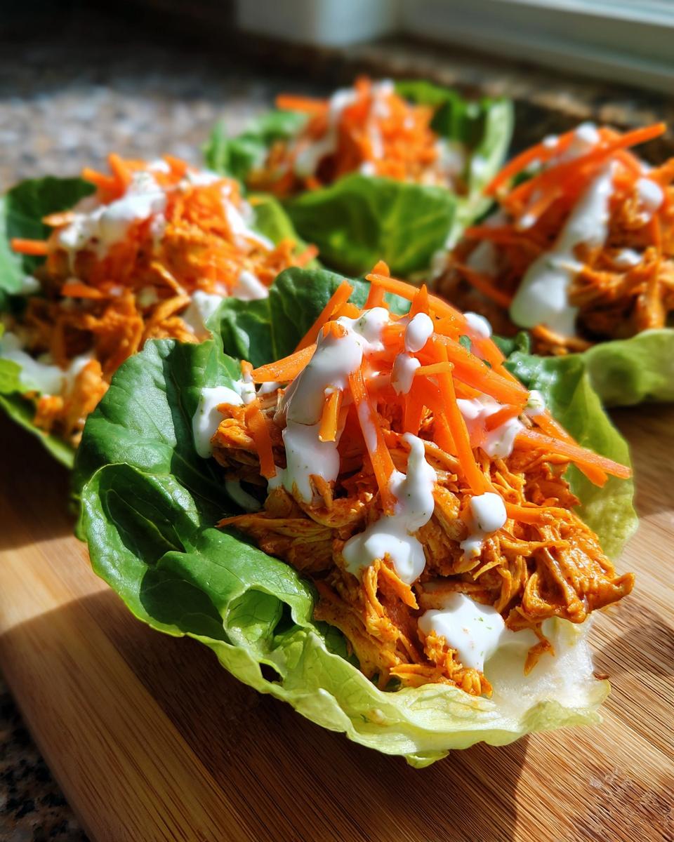 Protein-Packed Buffalo Chicken Lettuce Wraps - detail 2
