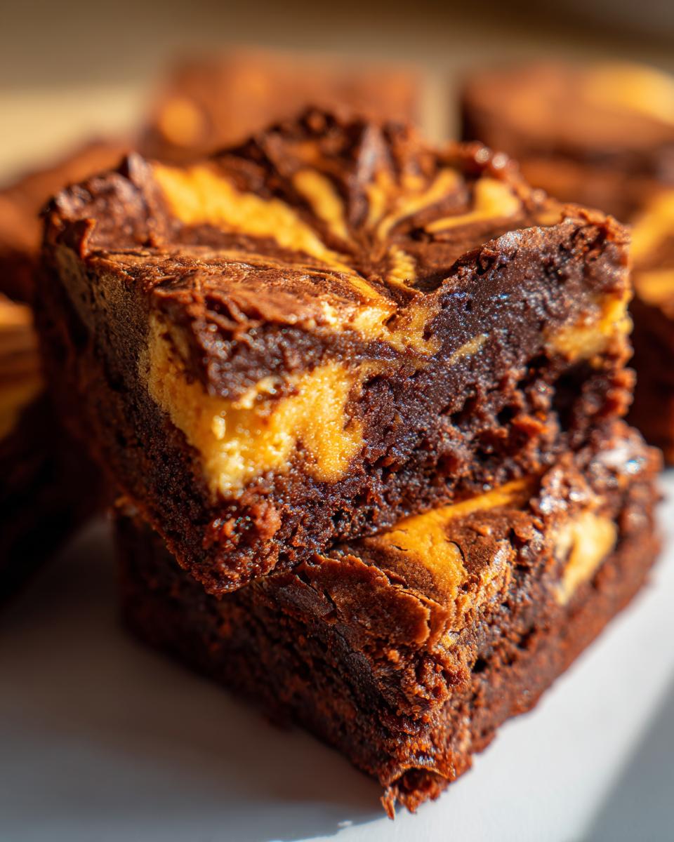 Pumpkin Cream Cheese Brownies - detail 1