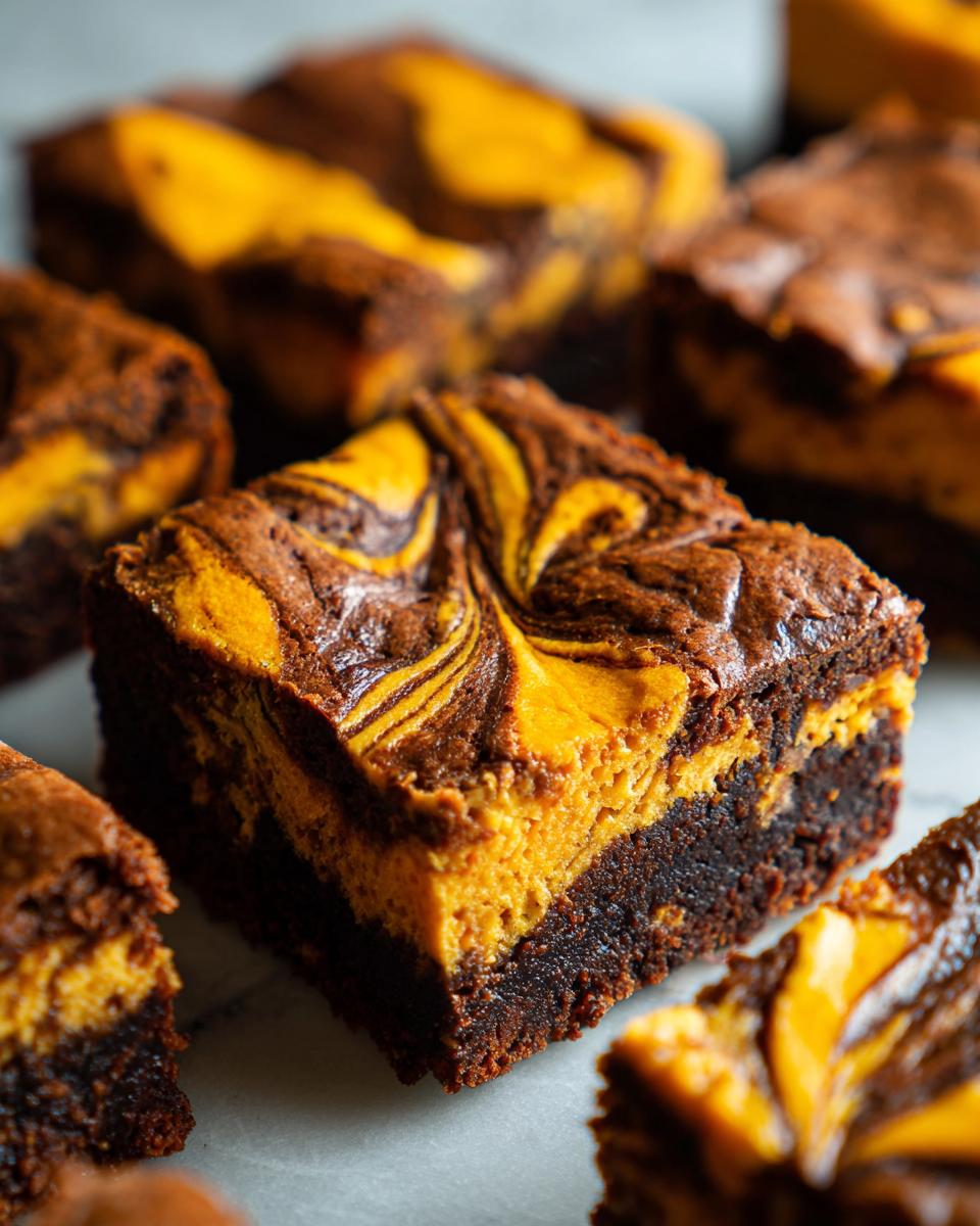 Pumpkin Cream Cheese Brownies - detail 2