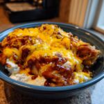 Quick Cottage Cheese BBQ Chicken Bowl
