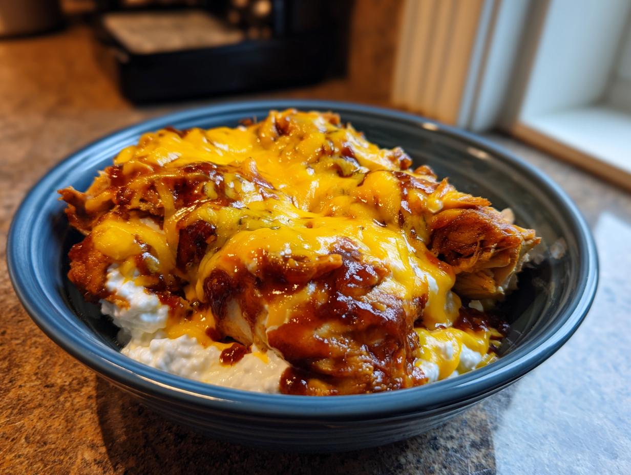 Quick Cottage Cheese BBQ Chicken Bowl: 30 Min Delight
