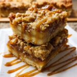 Salted Caramel Apple Pie Bars