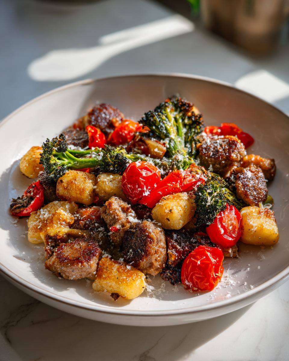 Sheet Pan Crispy Gnocchi With Sausage - detail 1